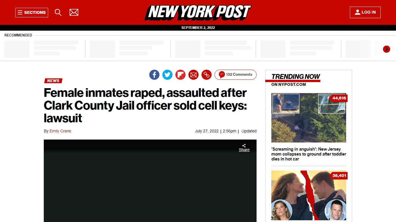 Female inmates raped after Clark County Jail officer sold cell keys ...